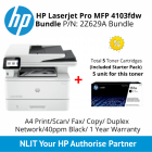 HP LaserJet Pro MFP 4103fdw Printer Bundle Package + Total 5 Toner Cartridges Bundle
