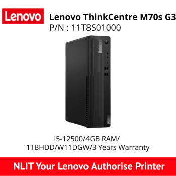 Lenovo ThinkCentre M70s G3 11T8S01000 Small Form Factor i5-12500/4GB/1TBHDD/W11/3Y 