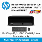 HP Pro Small Form Factor 400 G9 i5-14500/8GB/512GB SSD / Wifi 6 /W11P