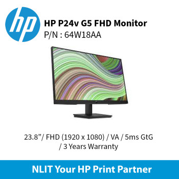 HP P24v G5 FHD Monitor (23.8") 64W18AA