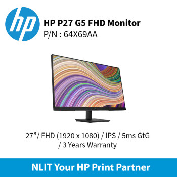 HP P27 G5 FHD Monitor (27") 64X69AA