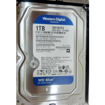 WD 1TB Blue 3.5 SATA 6 GB/s HDD sata internal hard disk 64M 7200PPM drive desktop hdd for PC WD10EZEX