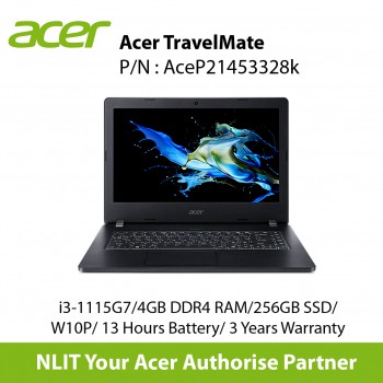 Acer TravelMate P214-53-328k i3/4GB/256GBSSD/W10P