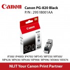 Canon PG-820 Black Pigment Ink Cartridge 