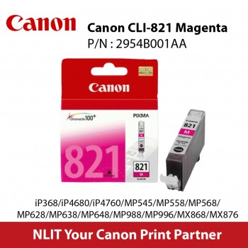 Canon CLI-821 Magenta Ink Cartridge - 9ml  stock 14/4/2022
