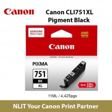 Canon CLI-751XL Black Dye Ink Cartridge - 11ml