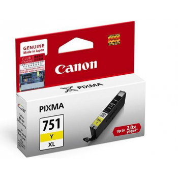Canon CLI-751XL Yellow Dye Ink Cartridge - 11ml 