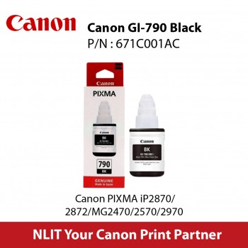  Canon GI-790 Black Fine Ink Cartridge - 135ml
