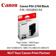 Canon PGI-2700 Black Fine Ink Cartridge - 29ml