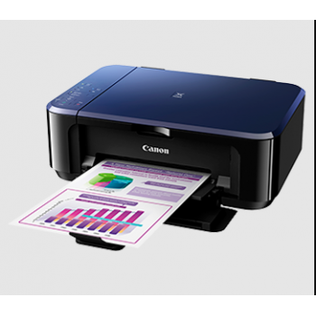 Canon PIXMA E560 Printer : A4 Color Print, Scan, Copy 8ppm Black, 5ppm color, 3 Yrs Warranty, Include 1 Black and 1 color Ink