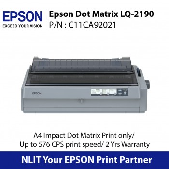 Epson Dot Matrix Printer LQ-2190  C11CA92021