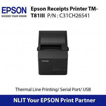 Epson Receipts Printer TM-T81III + USB and Serial Port C31CH26541