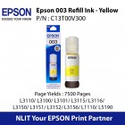 Epson 003 Yellow Refill Ink- C13T00V300