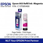 Epson 003 Magenta Refill Ink - C13T00V400