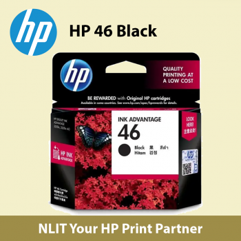 HP 46 Black Ink Cartridge (CZ637AA)