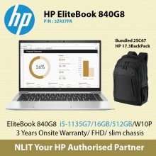 HP EliteBook 840 G8 i5-1135/16GB/512GB/W10P SKU : 3Z437PA