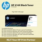 HP Contract Toner : HP 416XC Black : Large : 7,500pgs : W2040XC 