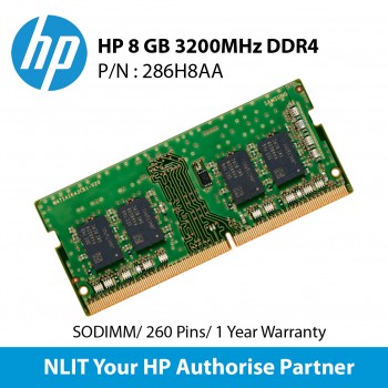 HP 8 GB 3200MHz DDR4 Memory (286H8AA)