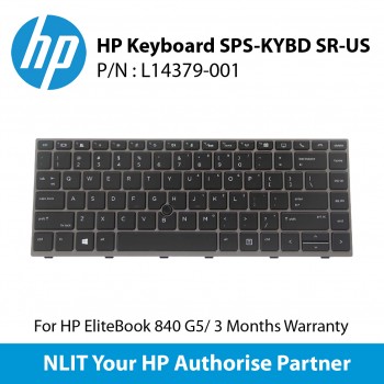 HP Keyboard SPS-KYBD SR-US for HP EliteBook 840 G5 L14379-001