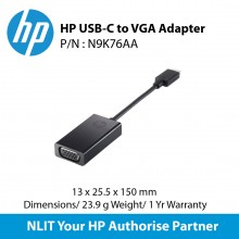 HP  USB-C to VGA Adapter N9K76AA