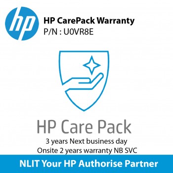 HP CarePack 3y Nbd Onsite 2y wty NB SVC (U0VR8E)