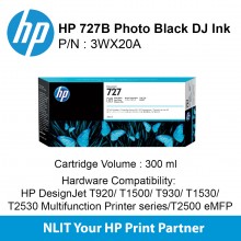 HP 727B 300-ml Gray Ink Cartridge 300ml For Printer T9x0 / T