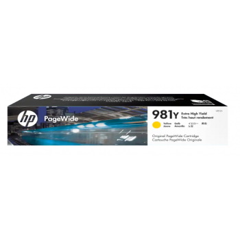 HP 981Y EXTRA HIGH YIELD YELLOW INK CARTRIDGE 