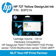 HP 727 130-ml Yellow DesignJet Ink Cartridge B3P21A