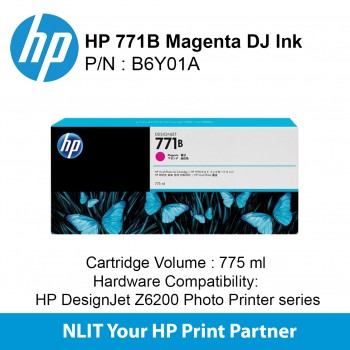 HP 771B 775-ml Magenta DesignJet Ink Cartridge B6Y01A