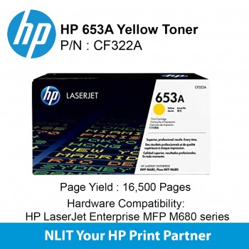 HP 653A Yellow 16500pgs CF322A