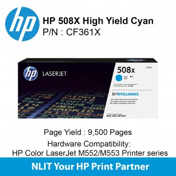 HP 508X Cyan 9500pgs CF361X