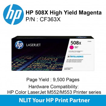 HP 508X Magenta 9500pgs CF363X