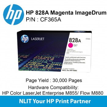 HP Original Toner : HP 828A Magenta : 30000pgs : CF365A : 2 Yrs Warranty CF365A