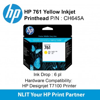 HP 761 Yellow Inkjet Printhead CH645A
