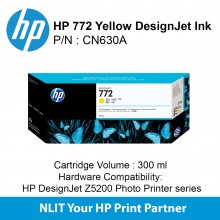 HP 772 300-ml Yellow DesignJet Ink Cartridge CN630A