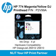 HP 774 Magenta/Yellow Designjet Printhead P2V99A