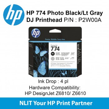 HP 774 Photo Black/Lt Gry Designjet Printhead P2W00A