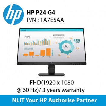 HP P24 G4 24 FHD Monitor 3 Year Warranty 1A7E5AA