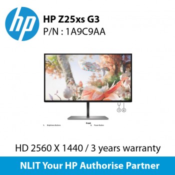 HP Z25xs G3 QHD USB-C DreamColor Display-SING 1A9C9AA