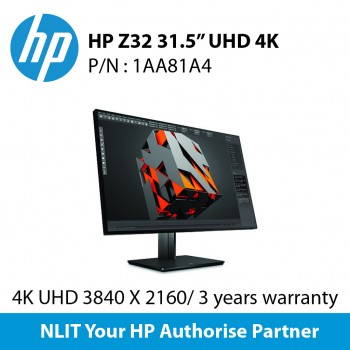 HP Z32 31.5-inch UHD 4k Micro Edge Display 1AA81A4