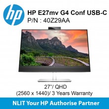 HP E27m G4 QHD USB-C Conferencing Monitor (40Z29AA)