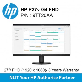 HP P27v G4 Monitor 3 Year Warranty 9TT20AA