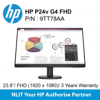 HP P24v G4 Monitor 3 Year Warranty 9TT78AA