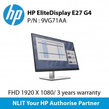 HP EliteDisplay E27 G4 Monitor SING (27") 9VG71AA (EOL)