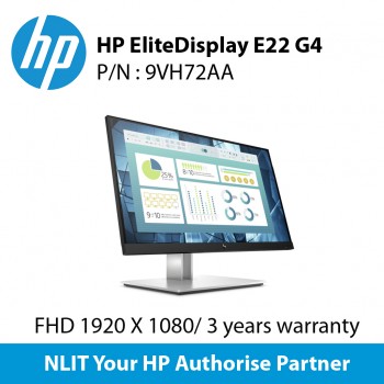 HP EliteDisplay E22 G4 Monitor SING (21.5
