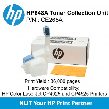 HP 648A Toner Collection Unit : Std : 36,000 : CE265A