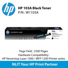 W1103A HP 103A Black Original Neverstop Laser Toner Reload Kit 2,500 pgs