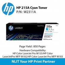 HP 215A Cyan Laserjet Toner : 850pgs : W2311A