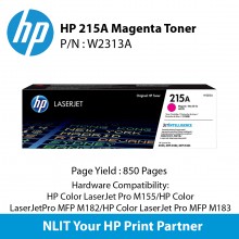 HP 215A Magenta laserJet Toner : 850pgs : W2313A