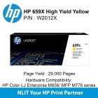 HP Original Toner : HP 659X Yellow : Std : 29,000pgs : W2012X